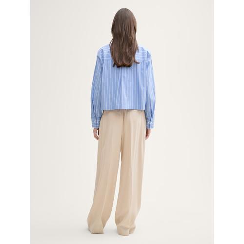 Women's Wide Leg Trousers – High-Waisted with Drawstring & Side Pockets