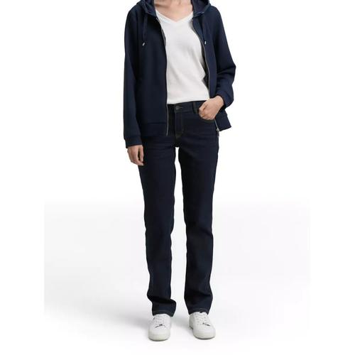 Women's TTLIVA ST Denim Pants – Loose Fit with Button & Zipper Closure