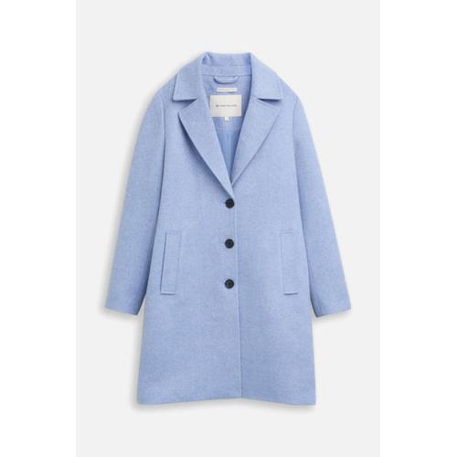 Women's Wool Coat with Slit Pockets