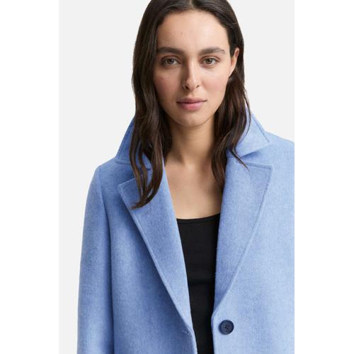 Women's Wool Coat with Slit Pockets