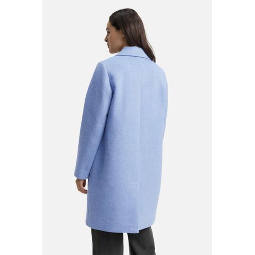 Women's Wool Coat with Slit Pockets
