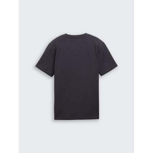 Kids' T-Shirt with Crew Neck and Text Print