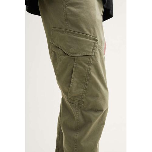 Men's Cargo Pants – Regular Waist with Button & Zipper Closure