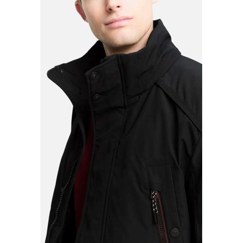 Men's Parka Jacket with Removable Hood