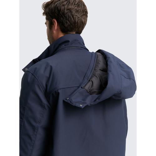Men's Parka Jacket with Removable Hood