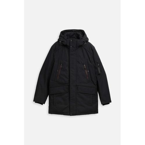 Men's Parka Jacket with Removable Hood