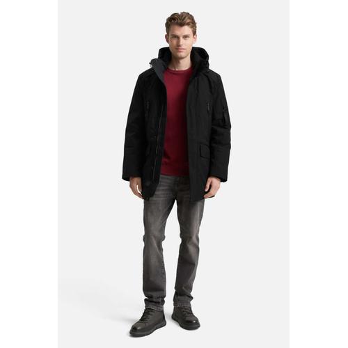 Men's Parka Jacket with Removable Hood