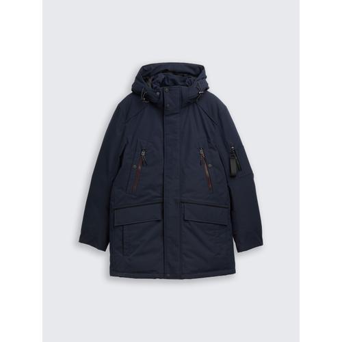 Men's Parka Jacket with Removable Hood