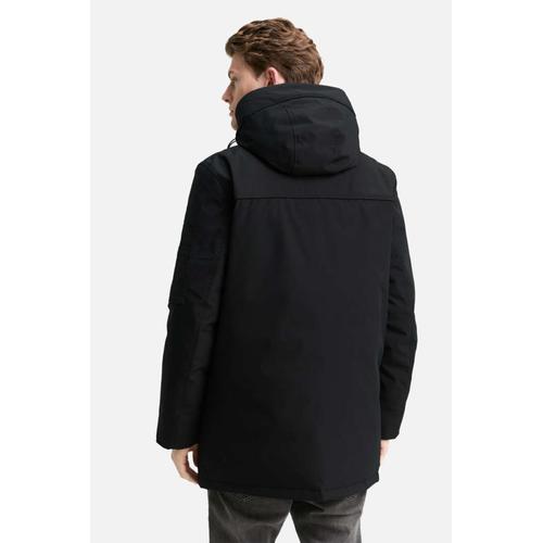 Men's Parka Jacket with Removable Hood