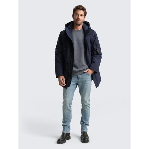 Men's Parka Jacket with Removable Hood