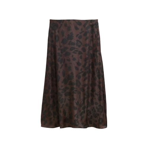 Women's Midi Skirt with Concealed Zip