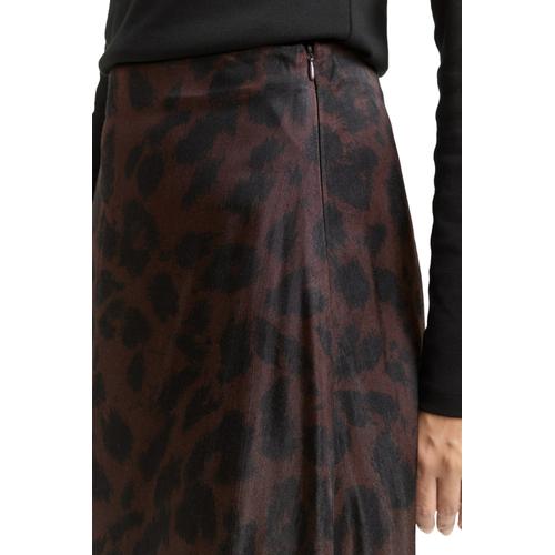 Women's Midi Skirt with Concealed Zip