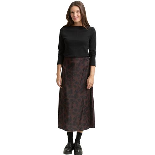 Women's Midi Skirt with Concealed Zip