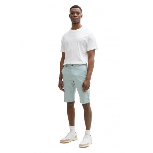 Men's Chino Shorts with Button & Zipper Closure