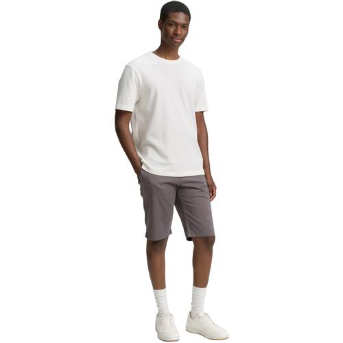 Men's Chino Shorts with Button & Zipper Closure