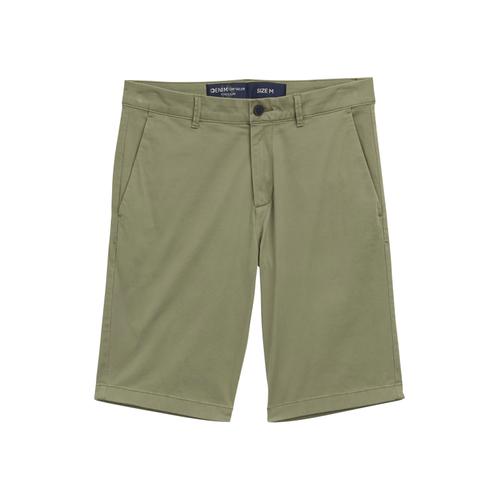 Men's Chino Shorts with Button & Zipper Closure