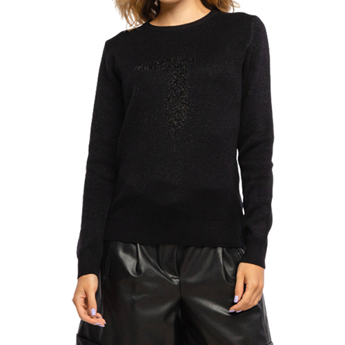 Trussardi Women's Round Neck Viscose Lurex Blend Sweater PN: M004470F000569 - Picture 12 of 14