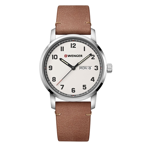 Wenger Men's Attitude - Swiss Made Analogue Quartz Stainless Steel Watch 01.1541.117