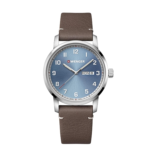 Wenger Men's Attitude - Swiss Made Analogue Quartz Stainless Steel Watch 01.1541.118