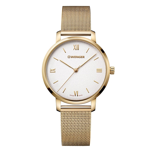 Wenger Women Metropolitan Donnissima - Swiss Made Analogue Quartz Stainless Steel Watch 01.1731.107